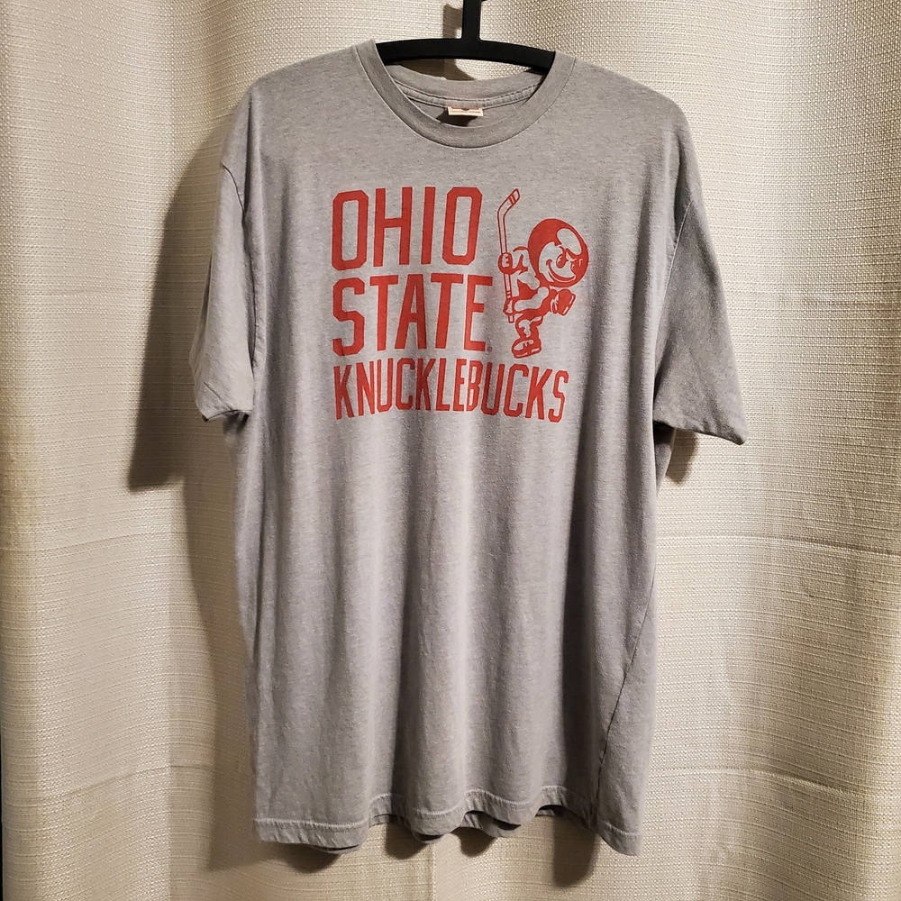 (4/$20) Homage Ohio State Knucklebucks Gray T-Shirt
